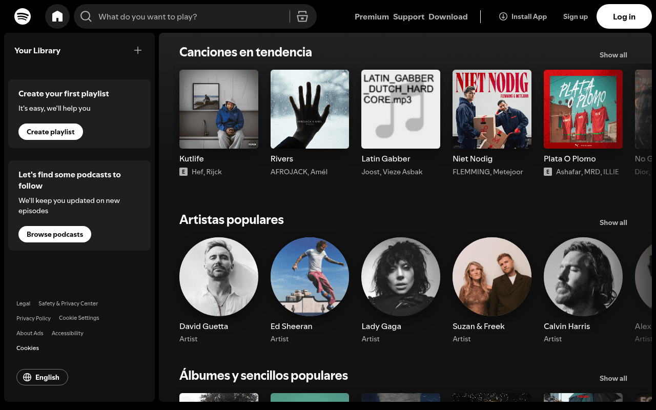 Screenshot from Spain