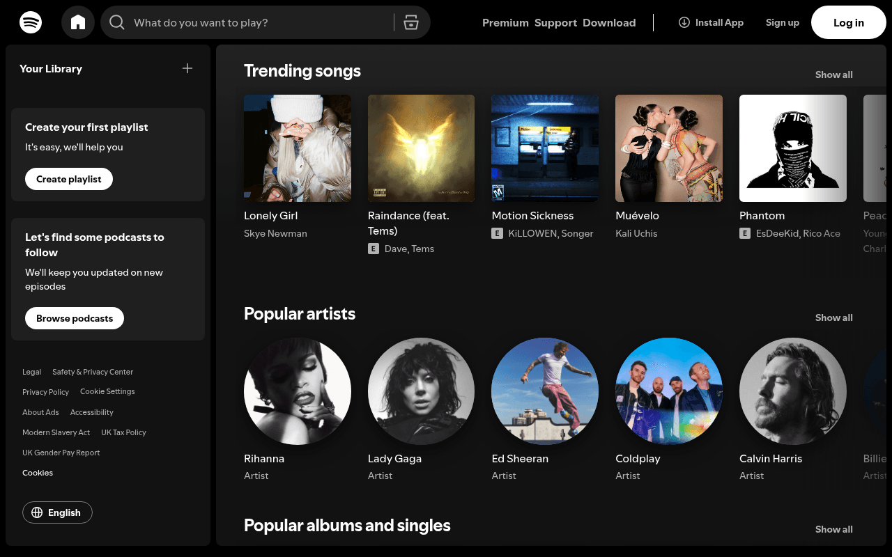 Screenshot from United Kingdom